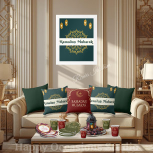 Elegante Ramadan Mubarak Worpillow Kussen