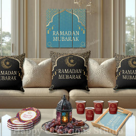 Elegante Ramadan Mubarak Worpillow Kussen