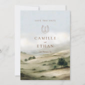 Elegante Ranch Huwelijk Save The Date (Voorkant)