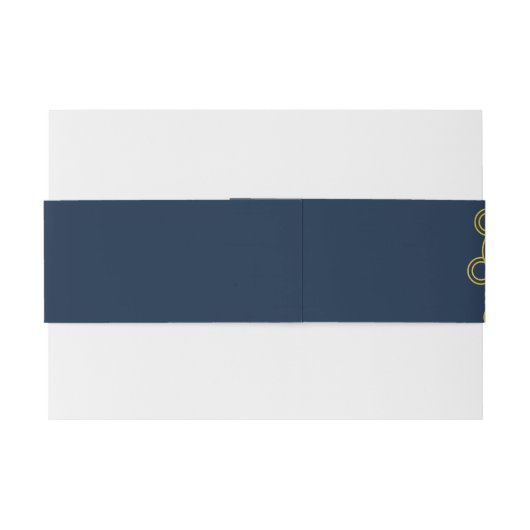 Elegante Rangoli Indiase bruiloft Uitnodigingen Wikkel (Achterkant Voorbeeld)