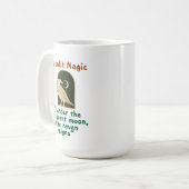 Elegante Raven Art Koffiemok (Voorkant links)