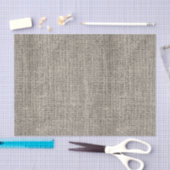 Elegante realistische jute taupe bruiloft chic tissuepapier (Craft)