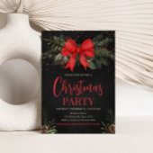 Elegante Red Bow Adult Company Kerstfeest Kaart
