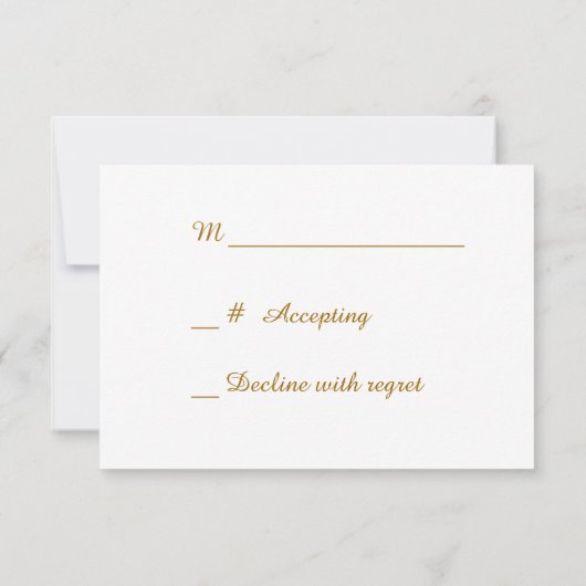 Elegante Red Holly Christmas Wedding RSVP (Achterkant)