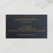 Elegante reddingsbloem New age Spirituele Healer Visitekaartje (Achterkant)