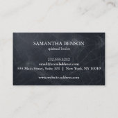 Elegante reddingsbloem New age Spirituele Healer Visitekaartje (Achterkant)