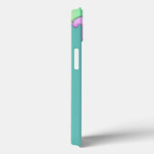 Elegante Regenboog Druppels Mintgroen Case-Mate iPhone Case (Achterkant / Rechts)