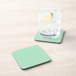 Elegante regendroppendesign harde plastic onderzet bier onderzetter