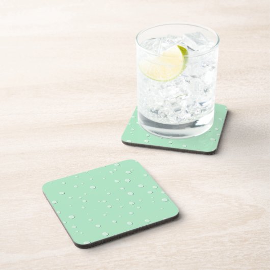 Elegante regendroppendesign harde plastic onderzet bier onderzetter (Rechterzijde)