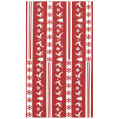 Elegante Reinders Sneeuwvlokken Lijnen Groot Tafelkleed (Voorkant)