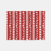 Elegante Reinders Sneeuwvlokken Lijnen Klein Fleece Deken (Voorkant (Horizontaal))