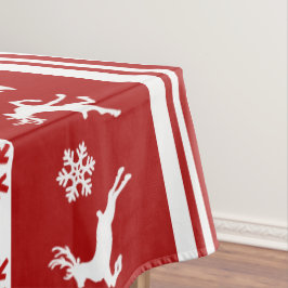 Elegante Reinders Snowflakes Lines Medium Tafelkleed