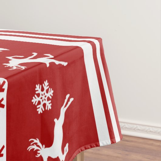 Elegante Reinders Snowflakes Lines Medium Tafelkleed (Voorbeeld)