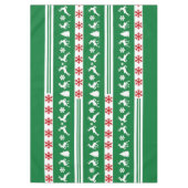 Elegante Reinders Snowflakes Lines Medium Tafelkleed (Voorkant)