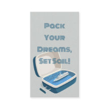 Elegante Reisbusinesscard voor Cruises