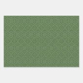 Elegante reliëfstijl vakantie kwartvleugel inpakpapier vel (Voorkant 3)