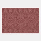 Elegante reliëfstijl vakantie kwartvleugel inpakpapier vel (Voorkant 2)