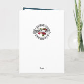 Elegante Religieuze Maagd Maria Fatima Kaart (Achterkant)