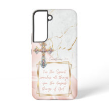 Elegante Religieuze Roze Satijn Gouden Marmer Krui