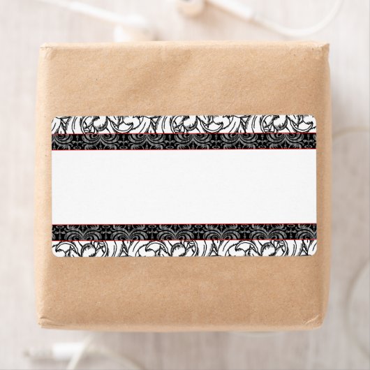 Elegante renaissance graveur Antiek stijl Etiket (Insitu)