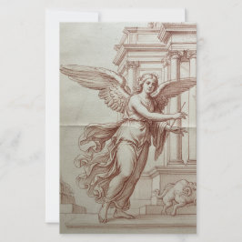 Elegante Renaissance Sanguine Krijt Schets Fijne K