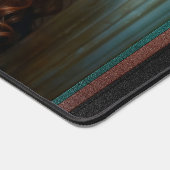 Elegante Renaissance Vrouw in Groene Jurk Bureaumat (Hoek)