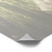 Elegante repetitie Diner foto welkom Poster (Hoek)