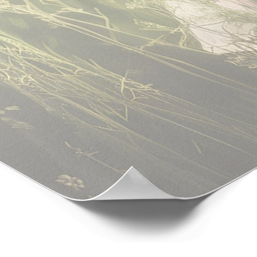 Elegante repetitie Diner foto welkom Poster (Hoek)