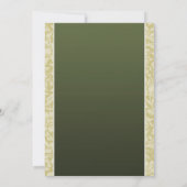 Elegante repetitie diner uitnodiging (Achterkant)