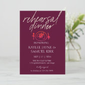 Elegante repetitiediner kaart (Staand voorkant)