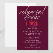 Elegante repetitiediner kaart (Voorkant / Achterkant)