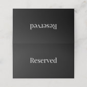 Elegante "Reserved" Tafel Kaart – Perfect voor Spe Plaatskaartje (Buitenkant ongevouwen)