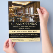 Elegante Restaurant of Café Grootse Opening Flyer (Hand)
