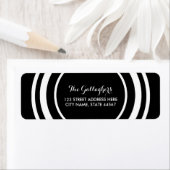 Elegante retouradreslabels etiket (Insitu)