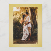  Elegante Retro Abstracte Bloemen en Bladeren Informatiekaartje (Achterkant)