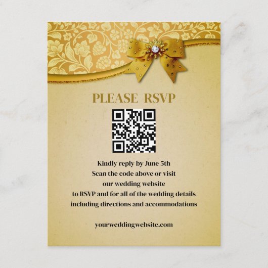  Elegante Retro Abstracte Bloemen en Bladeren Informatiekaartje (Voorkant)