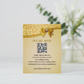  Elegante Retro Abstracte Bloemen en Bladeren Informatiekaartje (Staand voorkant)