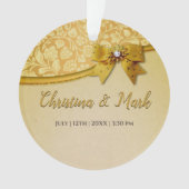  Elegante Retro Abstracte Bloemen en Bladeren Ornament (voorkant)