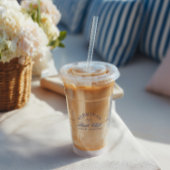 Elegante Retro Bachelorette Bachclub Acryl Drinkbeker