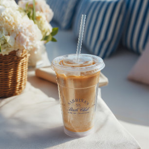 Elegante Retro Bachelorette Bachclub Acryl Drinkbeker