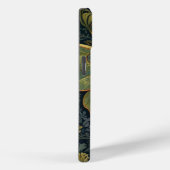 Elegante retro boho Luna mot botanisch Case-Mate iPhone Case (Achterkant / Rechts)