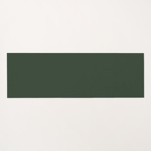 Elegante retro boho Luna mot botanisch Yogamat (Achterkant (horizontaal))