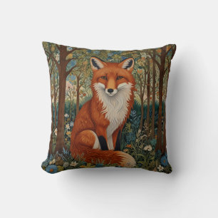 Elegante retro boho rode vos bos dier kussen