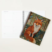 Elegante retro boho rode vos bos dier planner (Display)
