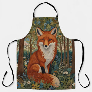 Elegante retro boho rode vos bos dier schort