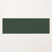 Elegante retro boho vlinder botanisch groen yogamat (Achterkant (horizontaal))