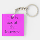 Elegante retro boho waterverf zonnebloemvelden sleutelhanger (Achterkant)