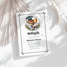 Elegante Retro Brunch Afstudeerfeest Foto