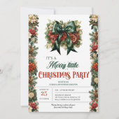 Elegante  retro classic groene lintboog kaart (Voorkant)