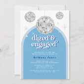 Elegante Retro Disco Groove Vrijgezellenfeest foto Kaart (Voorkant)